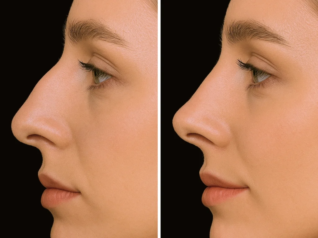 MG Beauty Clinc - Filler Naso Rinofller Prima e Dopo