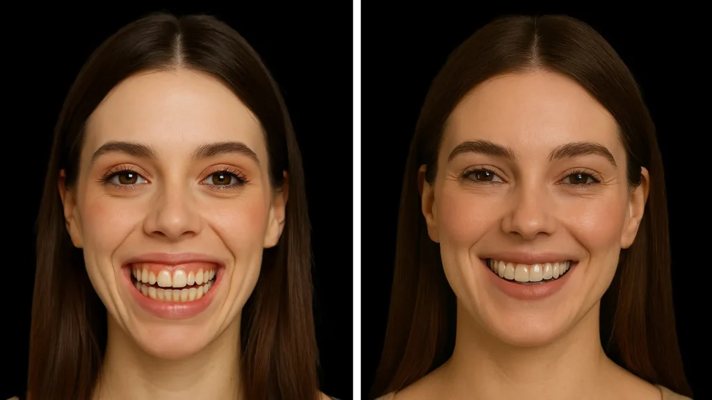 MG Beauty Clinic Gummy Smile Prima e Dopo