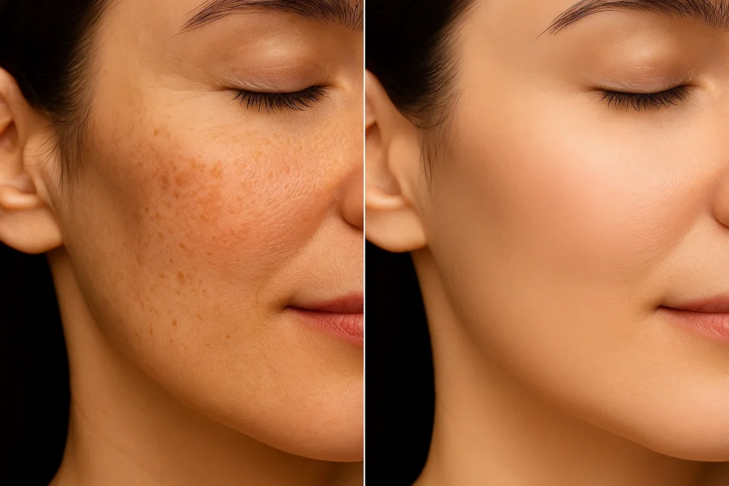 MG Beauty Clinic - Nuove Tecnologie MG HydraFace® Prima e dopo