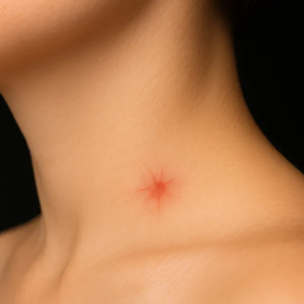 MG Beauty Clinic - Patologie Angioma Stellato prima