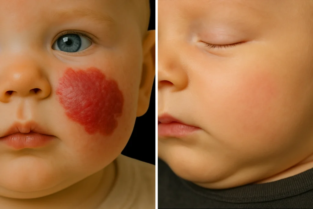 MG Beauty Clinic - Patologie Emangioma Infantile prima e dopo