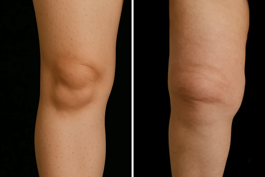 MG Beauty Clinic - Patologie Linfedema prima e dopo