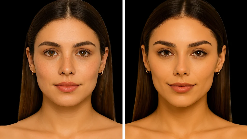 MG Beauty Fili di Trazione Foxy Eyes Prima e Dopo