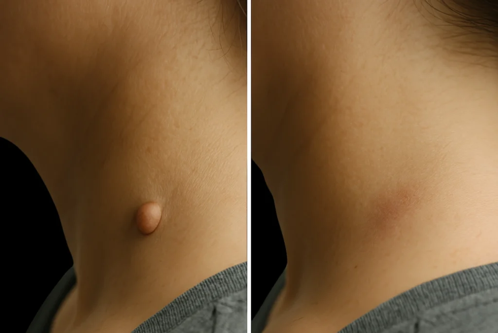 MG Beauty Clinic - Patologie Fibromi prima e dopo