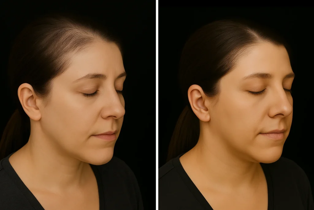 MG Beauty Clinic - Patologie Telogen Effluvium prima e dopo