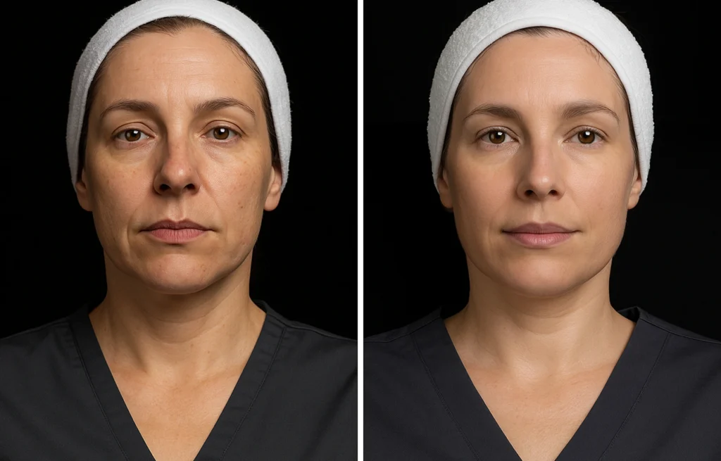 MG Beauty Clinic - Led Therapy prima e dopo